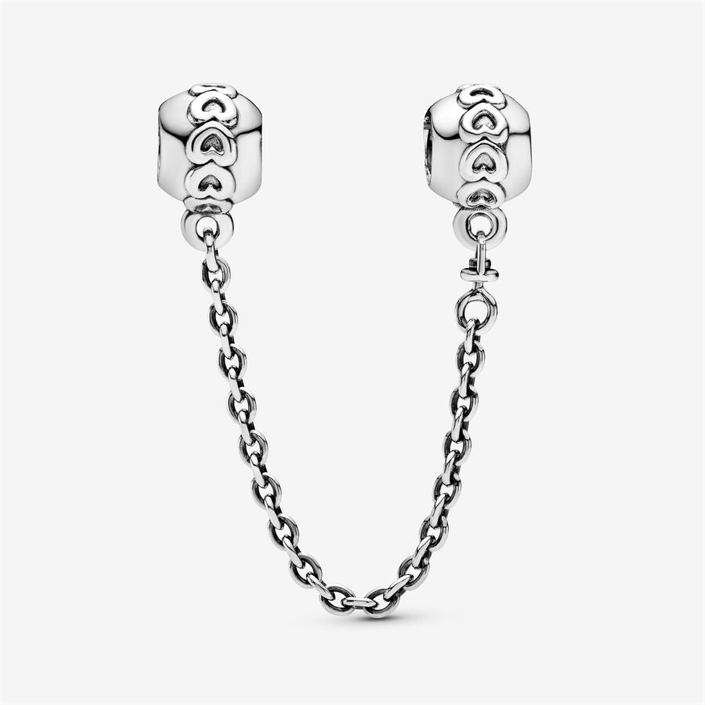 Pandora Moments Eternal Hearts Chain Safety Chain