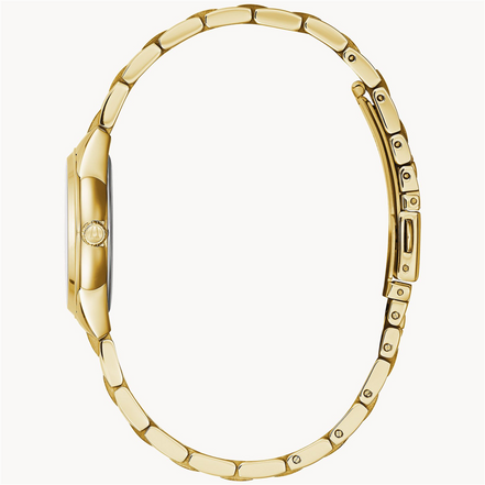 Bulova Classic Sutton Ladies Diamond-Accent Gold-Tone Bracelet Watch