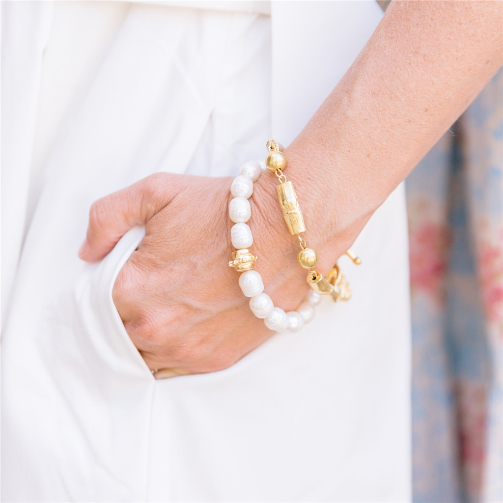 Susan Shaw Bamboo Toggle Bracelet