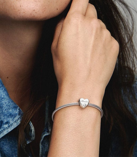 Pandora Moments Auntie Love Heart Charm