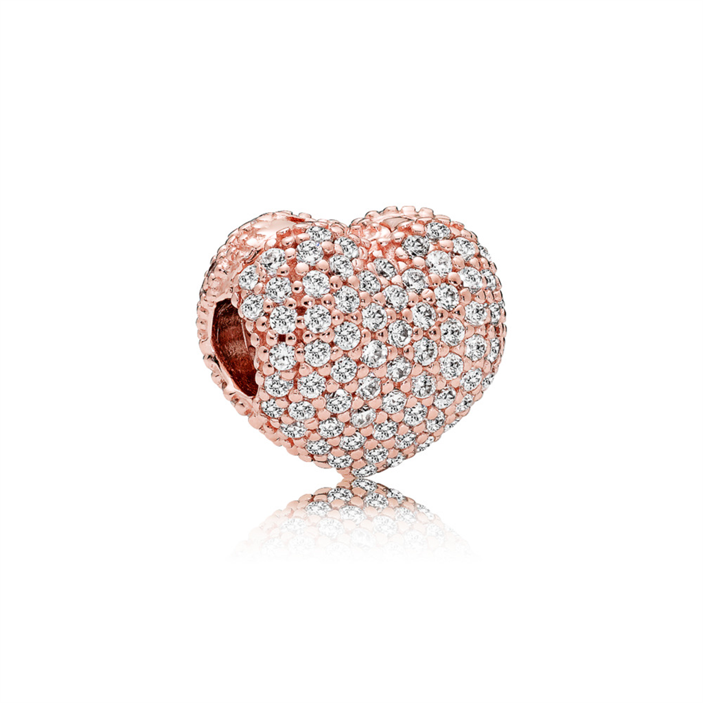 Pandora Pavé Heart Clip Charm