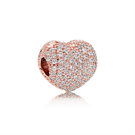 Pandora Pavé Heart Clip Charm