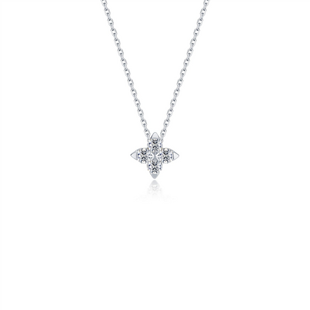 Lafonn 0.45 CTW Simulated Diamond Trillium Bud Necklace