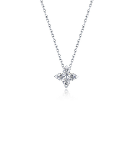 Lafonn 0.45 CTW Simulated Diamond Trillium Bud Necklace