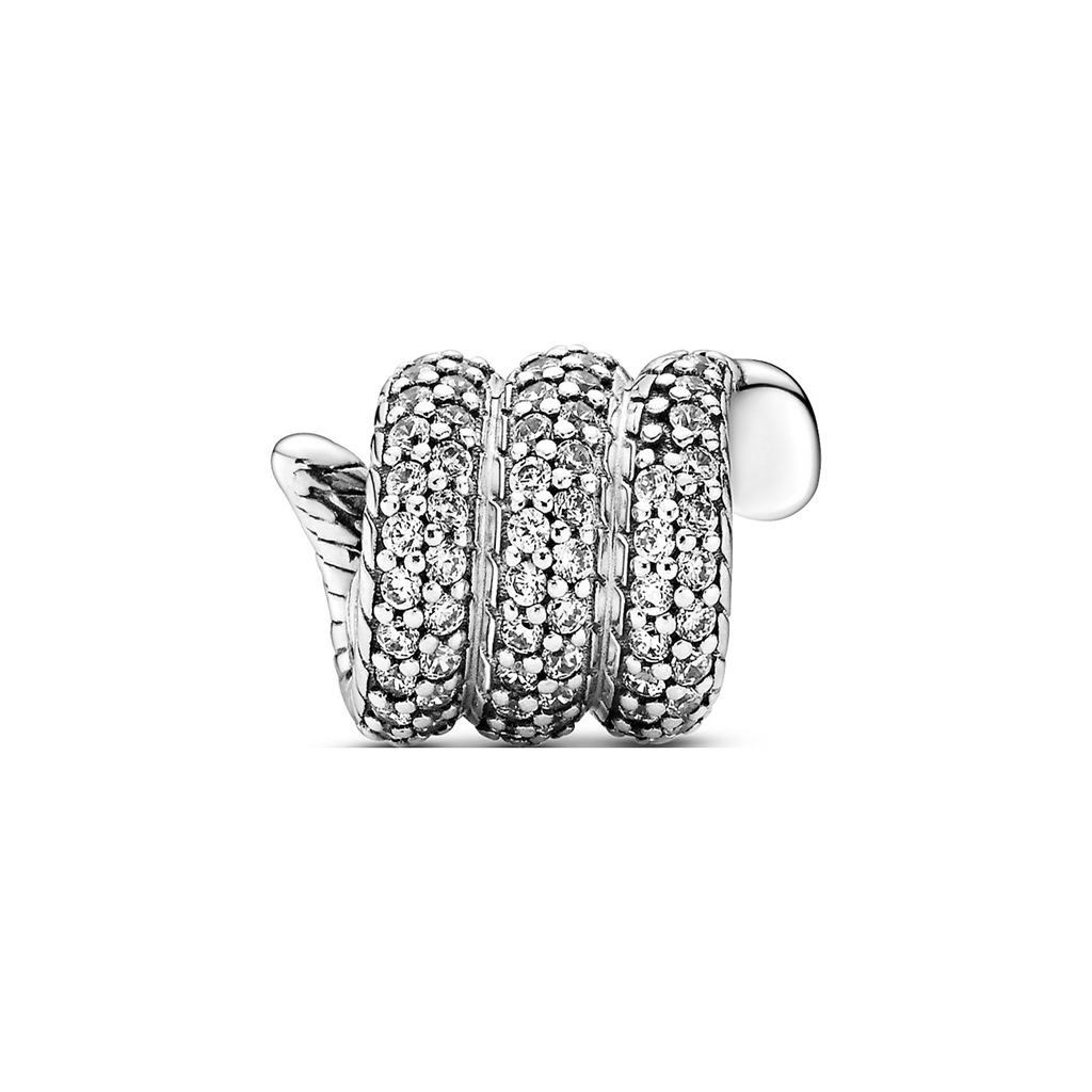 Sparkling Wrapped Snake Charm