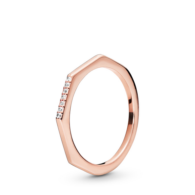 Pandora Rose Multifaceted Ring Size 7