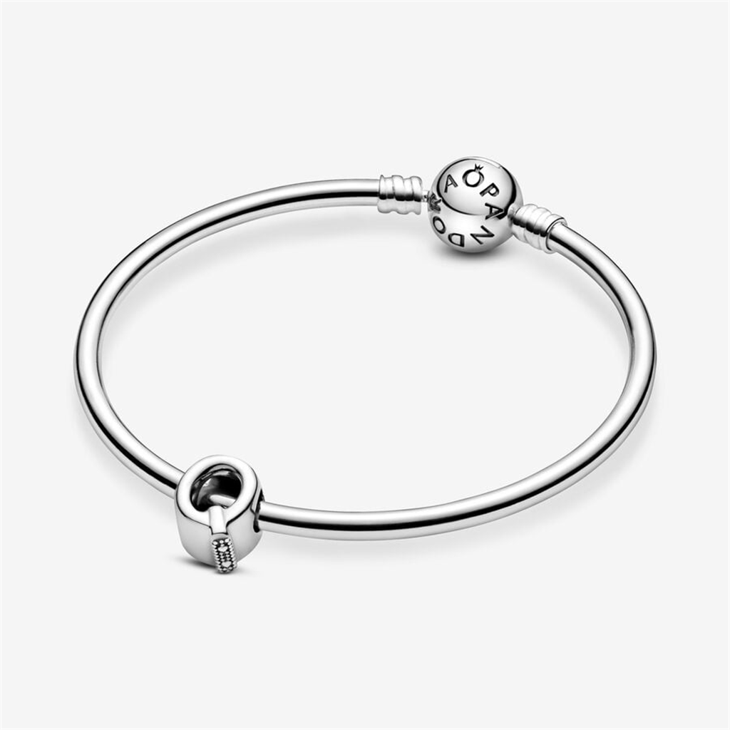 Pandora Moments Letter Q Silver Charm