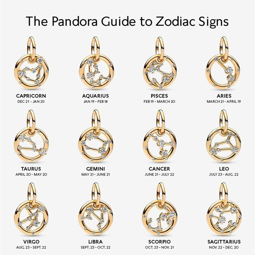 Pandora Moments Capricorn Zodiac Dangle Charm
