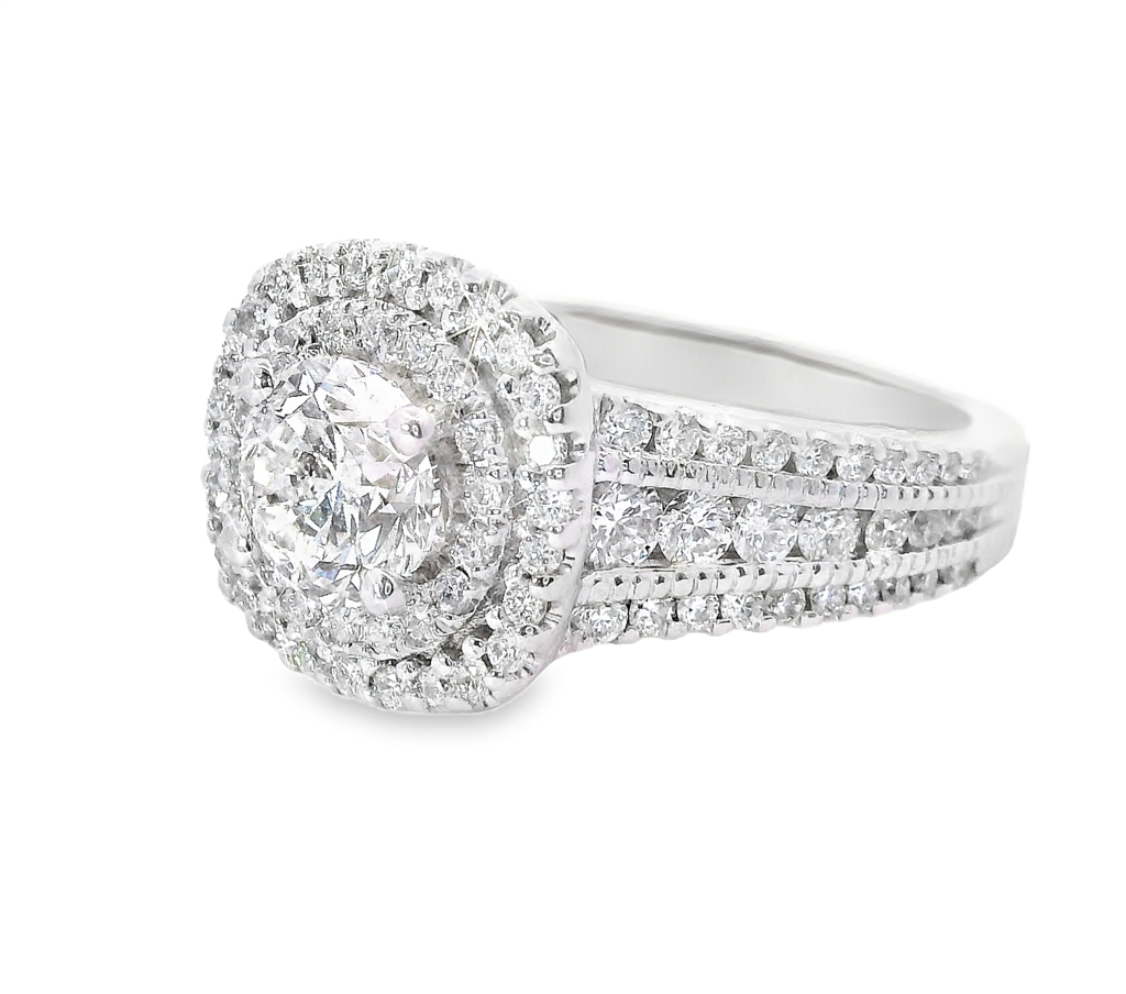 14Kw .85Ct Diamond Remount Double Halo