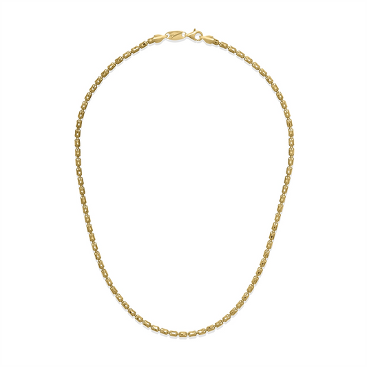 Desmos Gold Plated Crystal Barrel Necklace