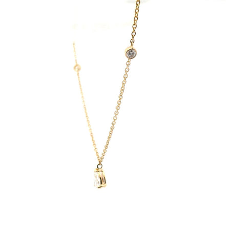 14K Yellow Gold 0.35 CTW Lab Grown Diamond Chain Bracelet