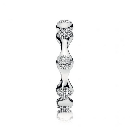 Pandora Moments Modern LovePods Ring Size 7