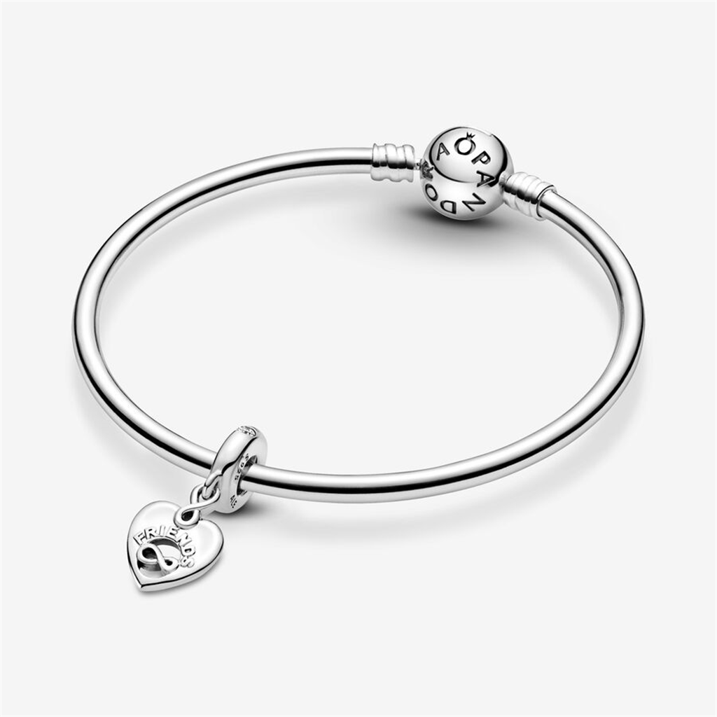 Pandora Moments Friends Forever Heart Dangle Charm