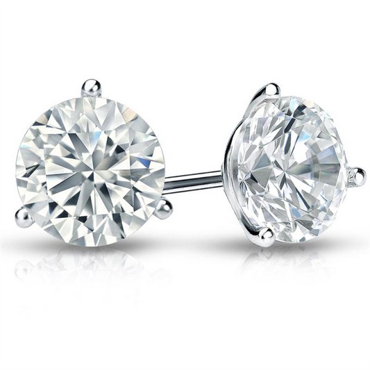 6.06 ctw Lab Grown Diamond Stud Earrings