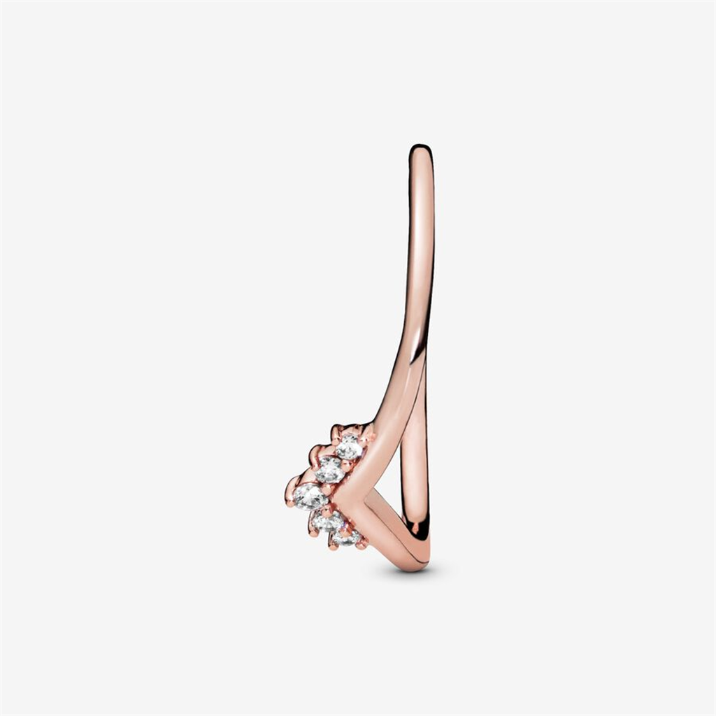 Pandora Timeless Tiara Wishbone Ring Size 4.5