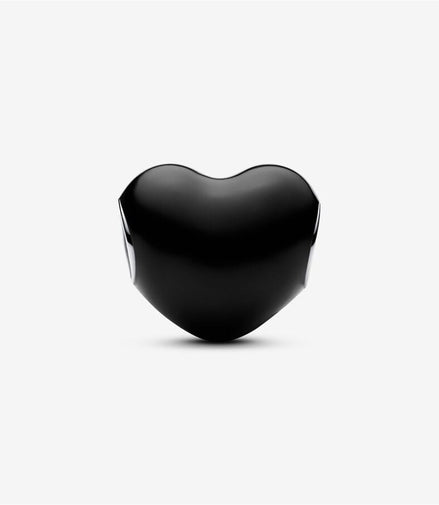 Pandora Moments Black Heart Charm