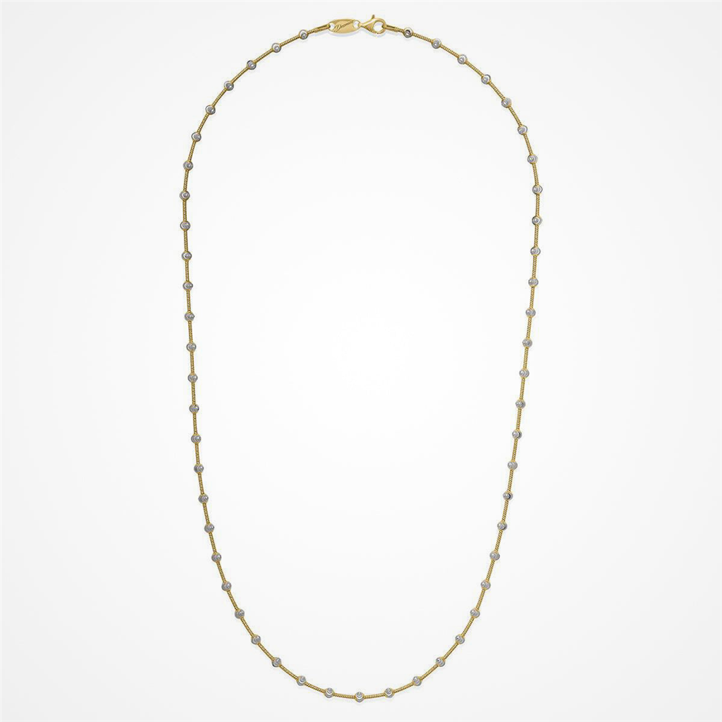 Desmos Two Tone Sfera Necklace 18"
