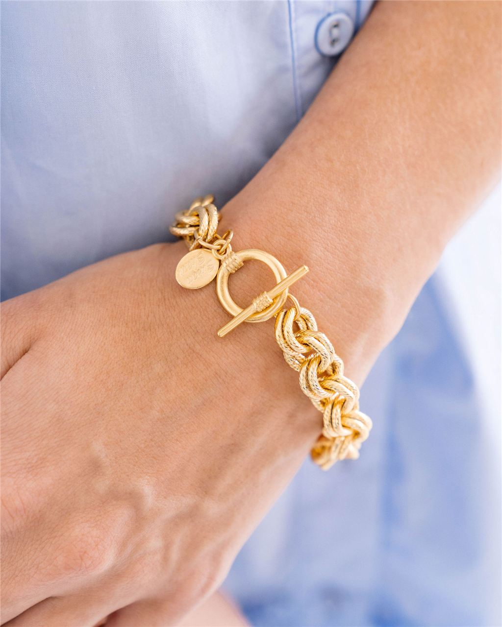 Susan Shaw Double Link Chain Bracelet