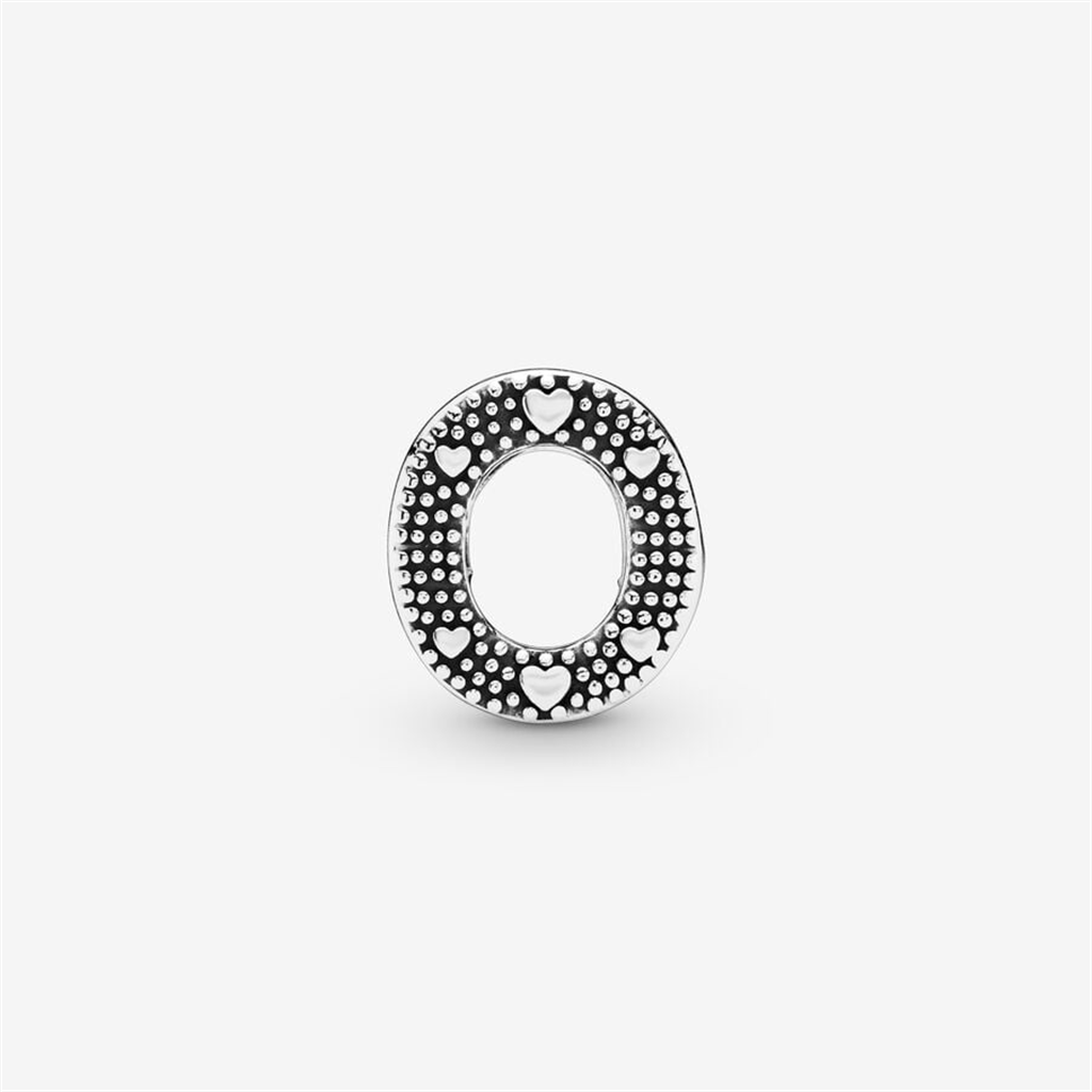 Pandora Moments Letter O Silver Charm