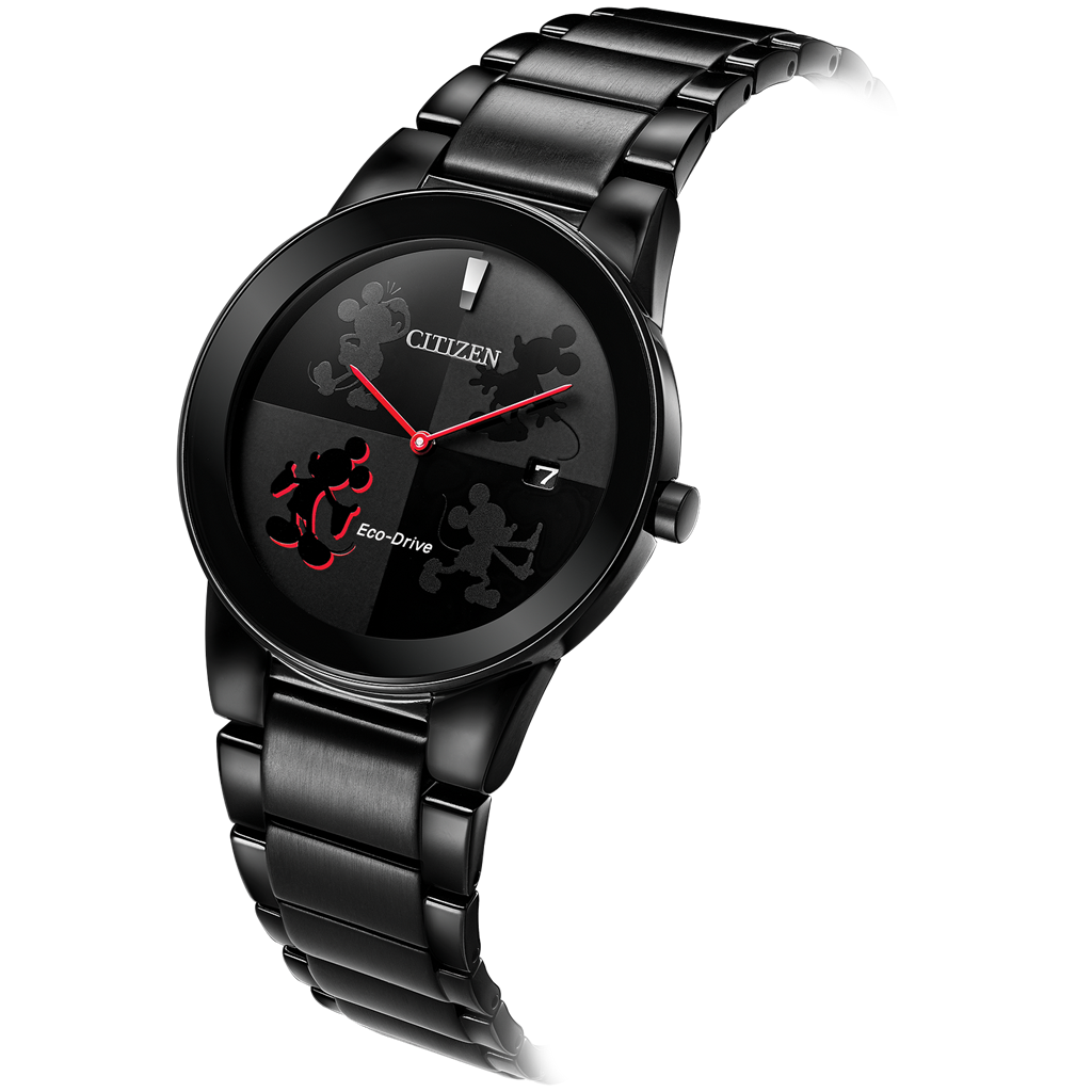Citizen Mens Mickey Mouse Black Eco-Drive Watch