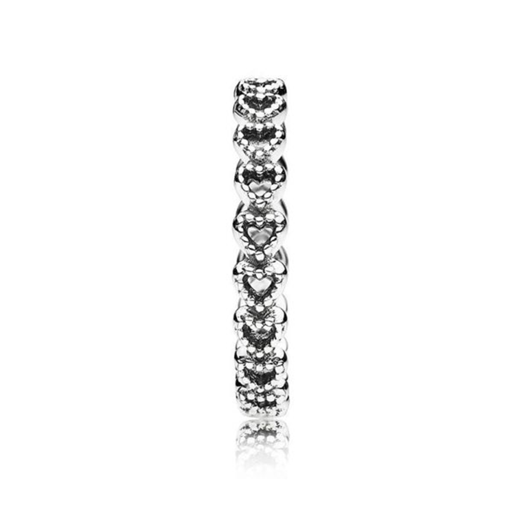 Pandora Moments Linked Love Ring Size 7