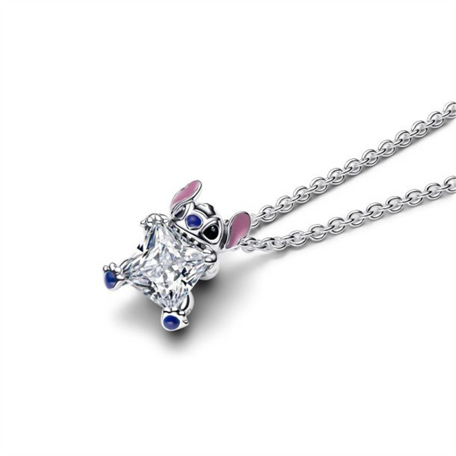Pandora Disney Stitch Sterling Silver Collier Necklace 45 cm