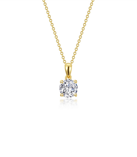 Lafonn 0.65 CTW Simulated Diamond Round Solitaire Necklace