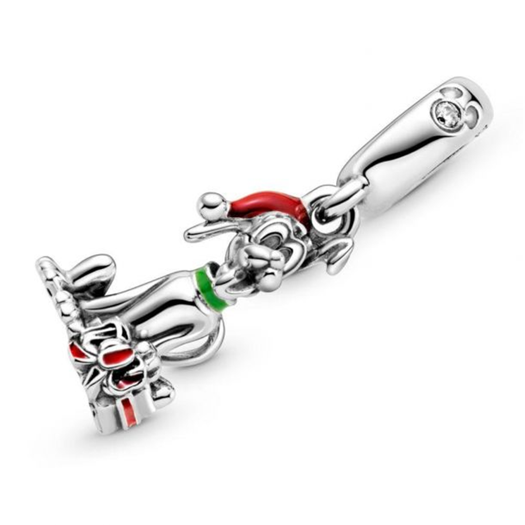 Pandora - Disney, Pluto Christmas Gift Charm