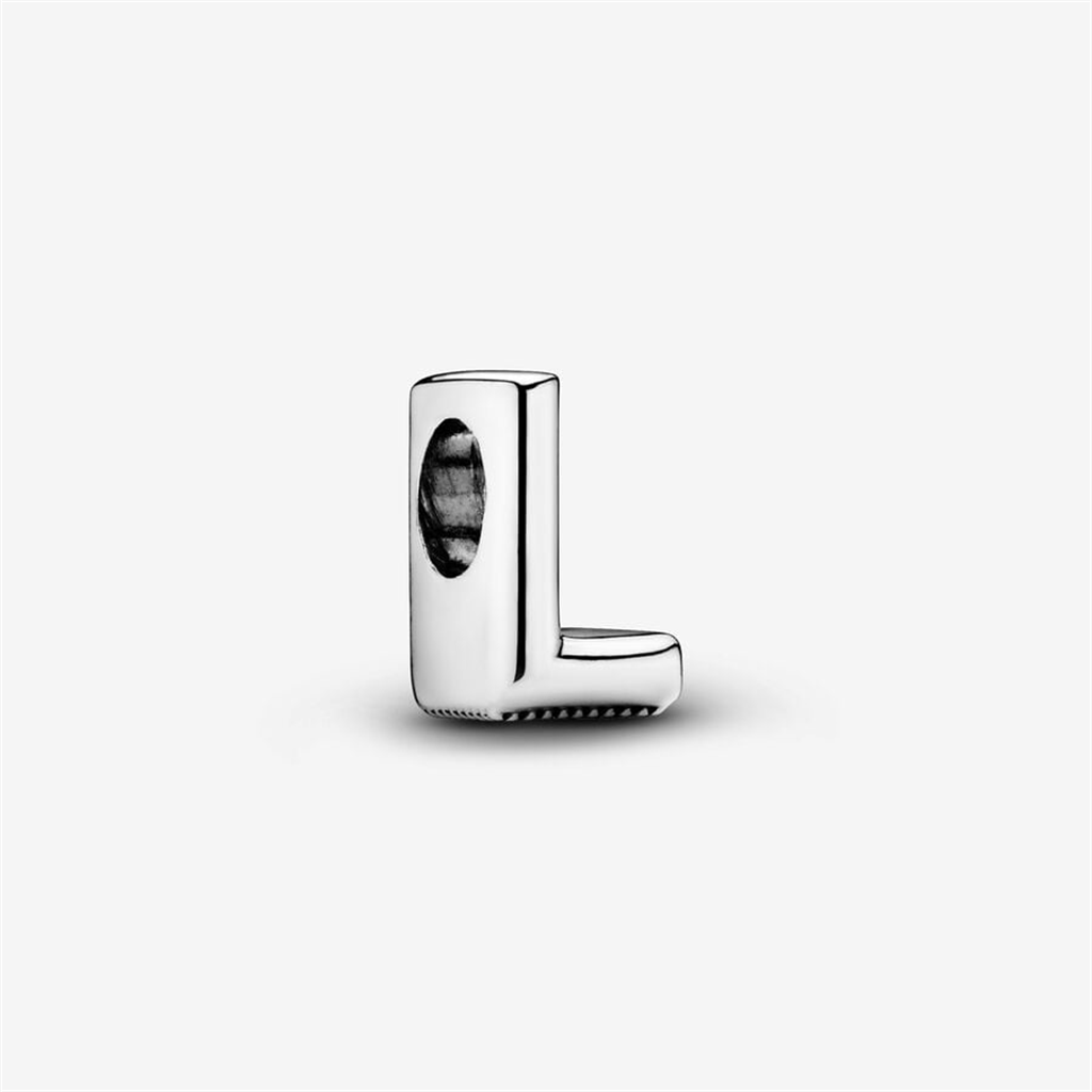 Pandora Moments Letter L Silver Charm