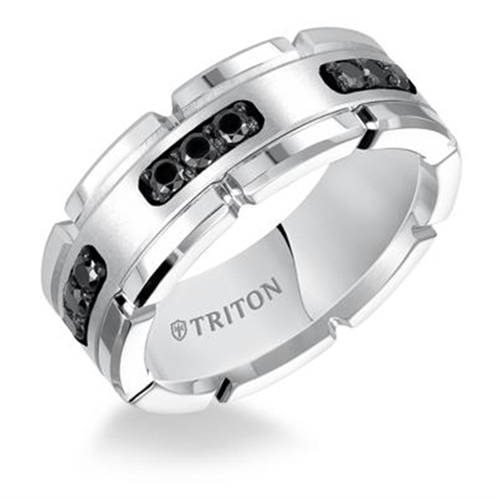 Frederick Goldman Comfort Fit Black Diamond Goldman Band