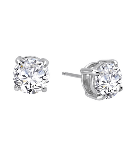 Lafonn 3 CTW Simulated Diamond Round Stud Earrings