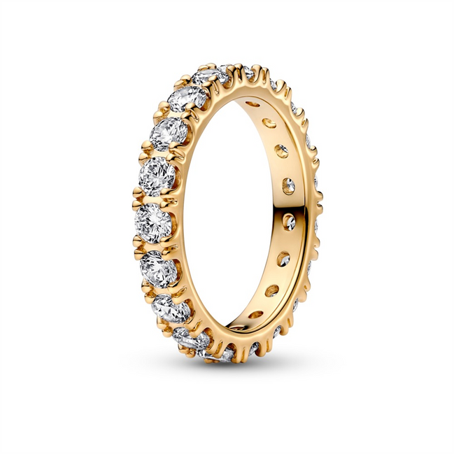 Pandora Timeless Sparkling Row Eternity Ring Size 7