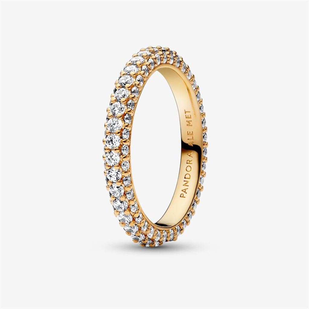 Pandora Timeless Pave' Single-Row Ring Size 5
