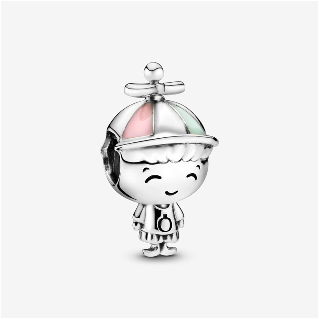 Pandora Moments Boy Silver Charm