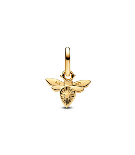 Pandora White Bee Mini Dangle Charm