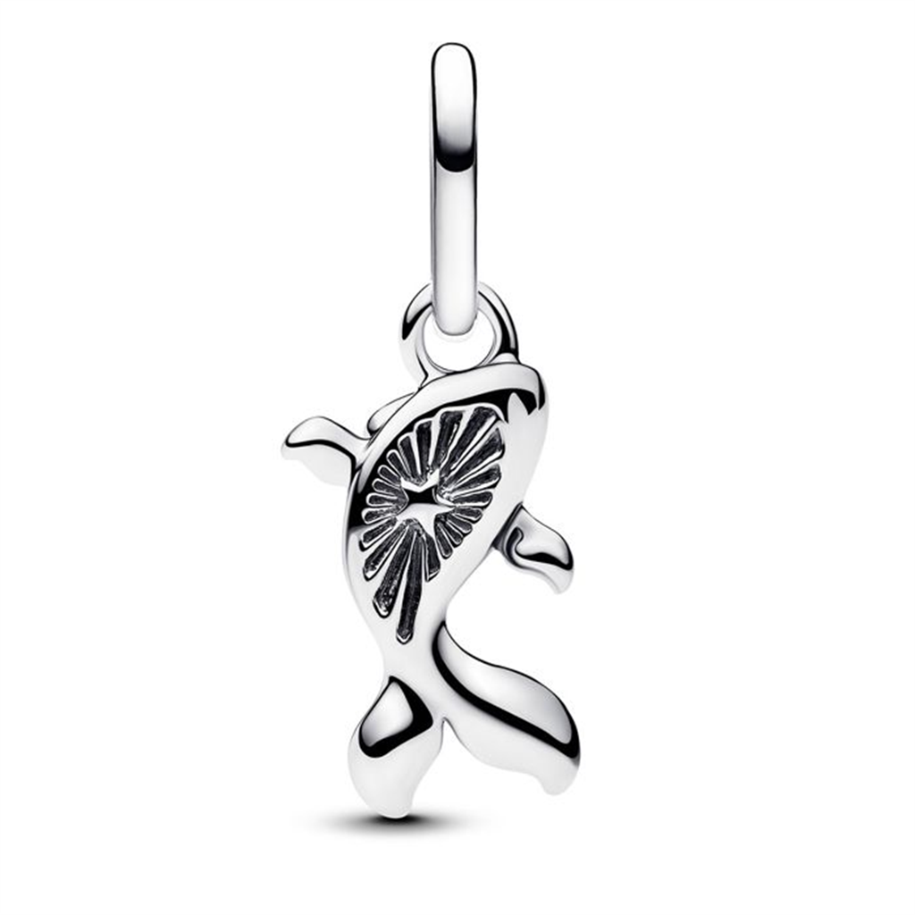 Pandora Red Murano Glass Koi Fish Mini Dangle Charm