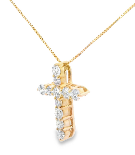 .83Ct Diamond Cross Pendant