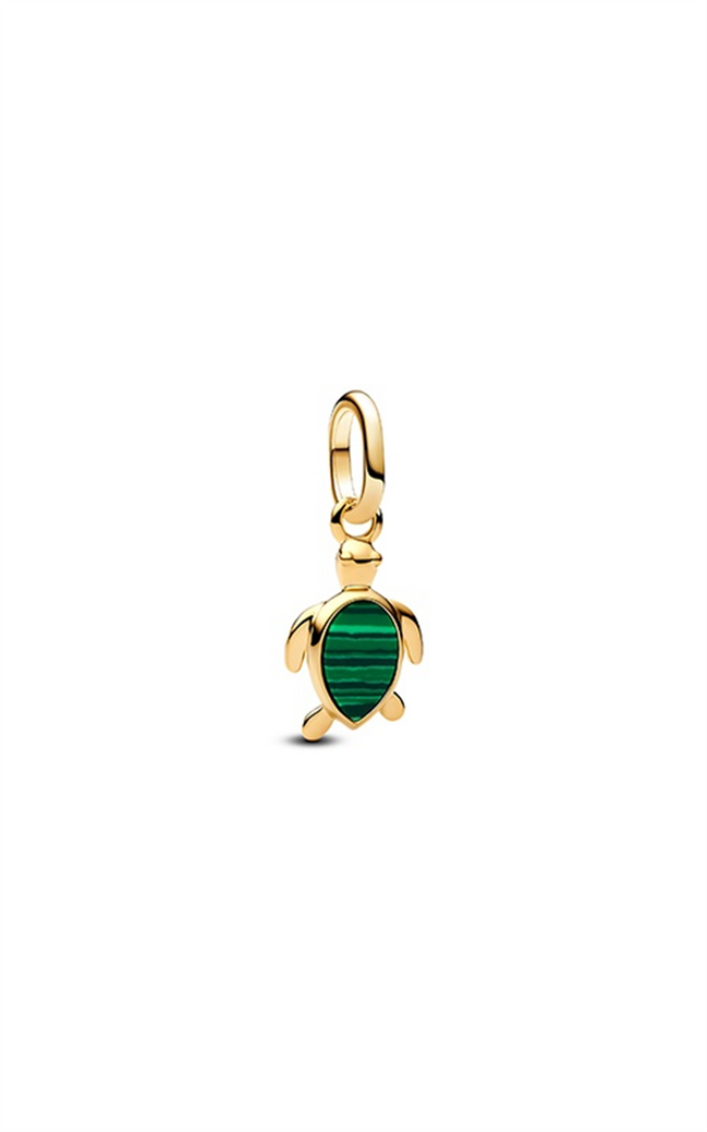 Pandora Green Turtle Mini Dangle Charm