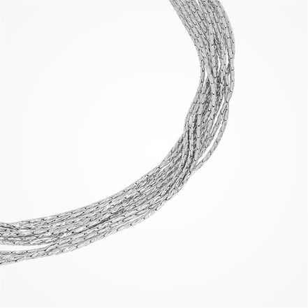 Desmos Ladies Sterling Silver Spark Bracelet 7.25"