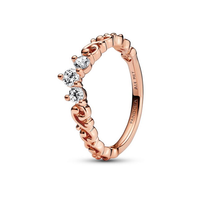 Pandora Timeless Regal Swirl Tiara Ring Size 6