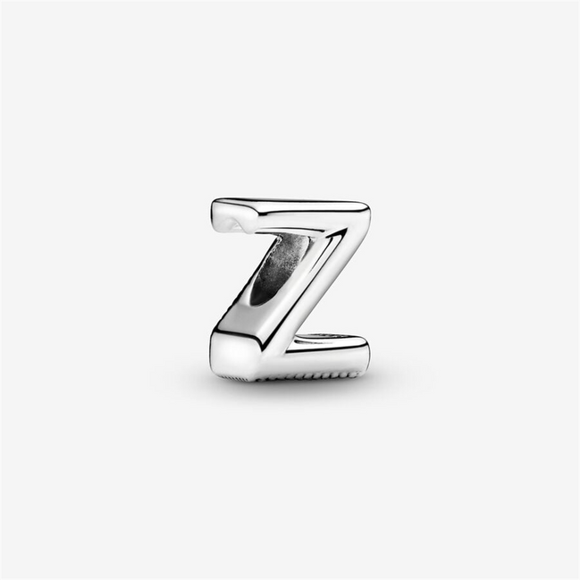 Pandora Moments Silver Letter Z Charm