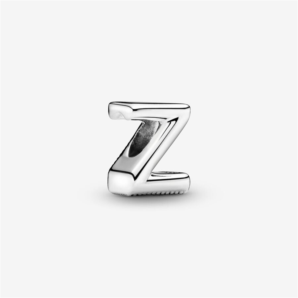 Pandora Moments Silver Letter Z Charm