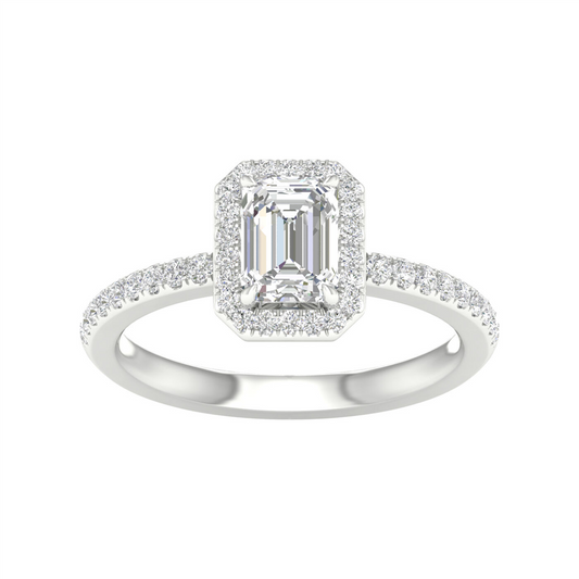 Revelation Lab Grown Halo Diamond Engagement Ring