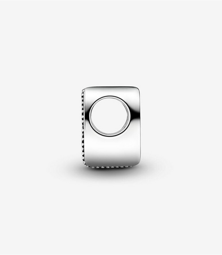 Pandora Moments Letter F Silver Charm