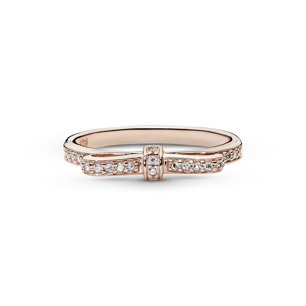 Pandora Rose™ Sparkling Bow Ring Size 8.5