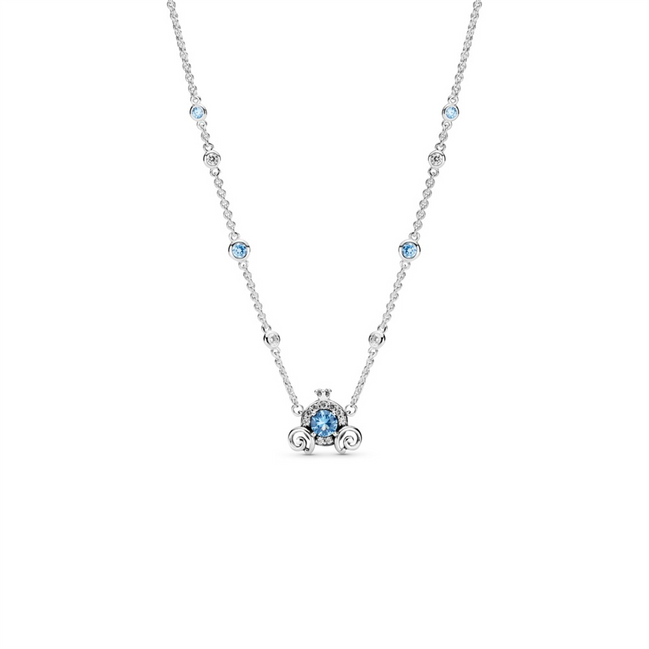 Pandora Disney Pumpkin Coach Collier Necklace