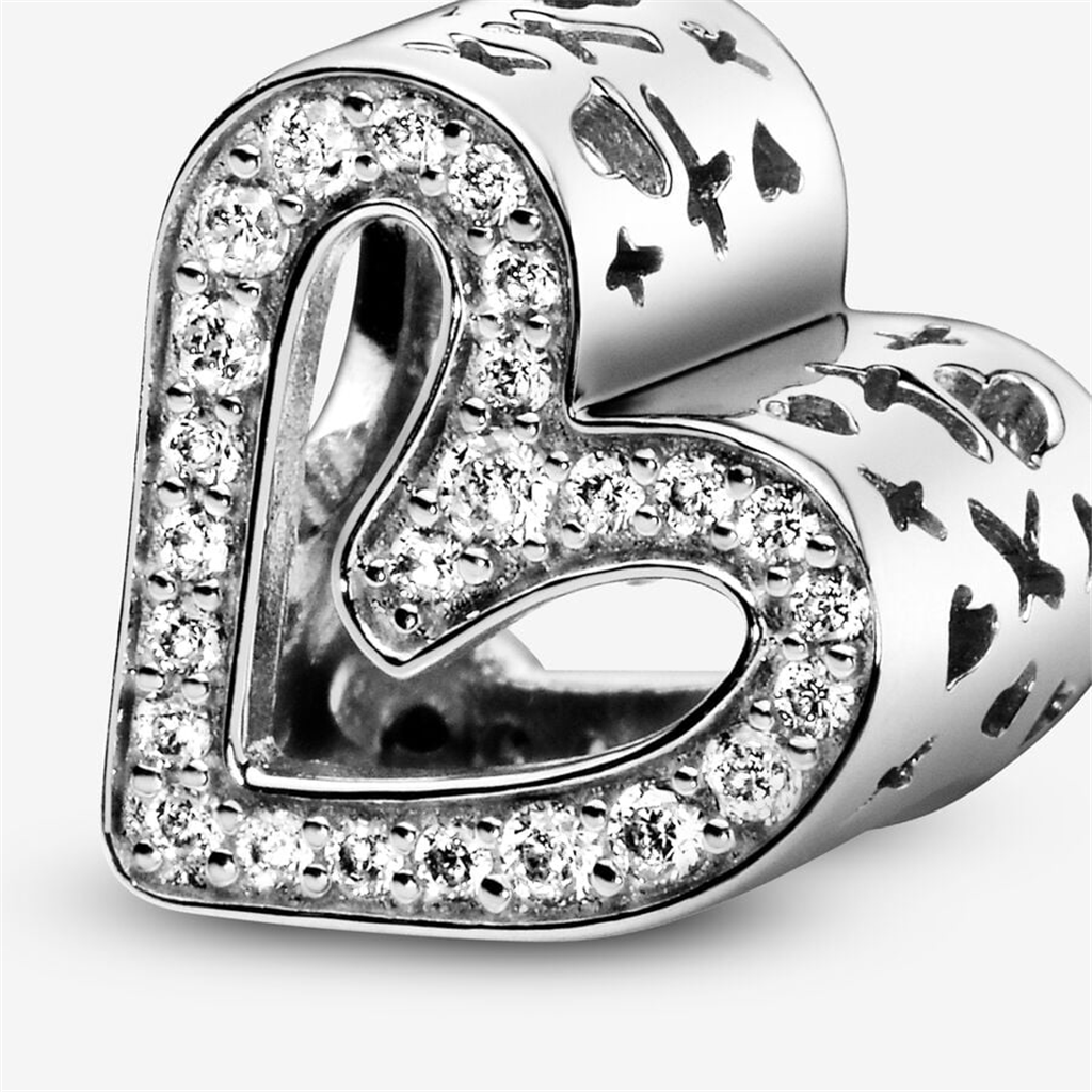 Pandora Timeless Sparkling Freehand Heart Charm