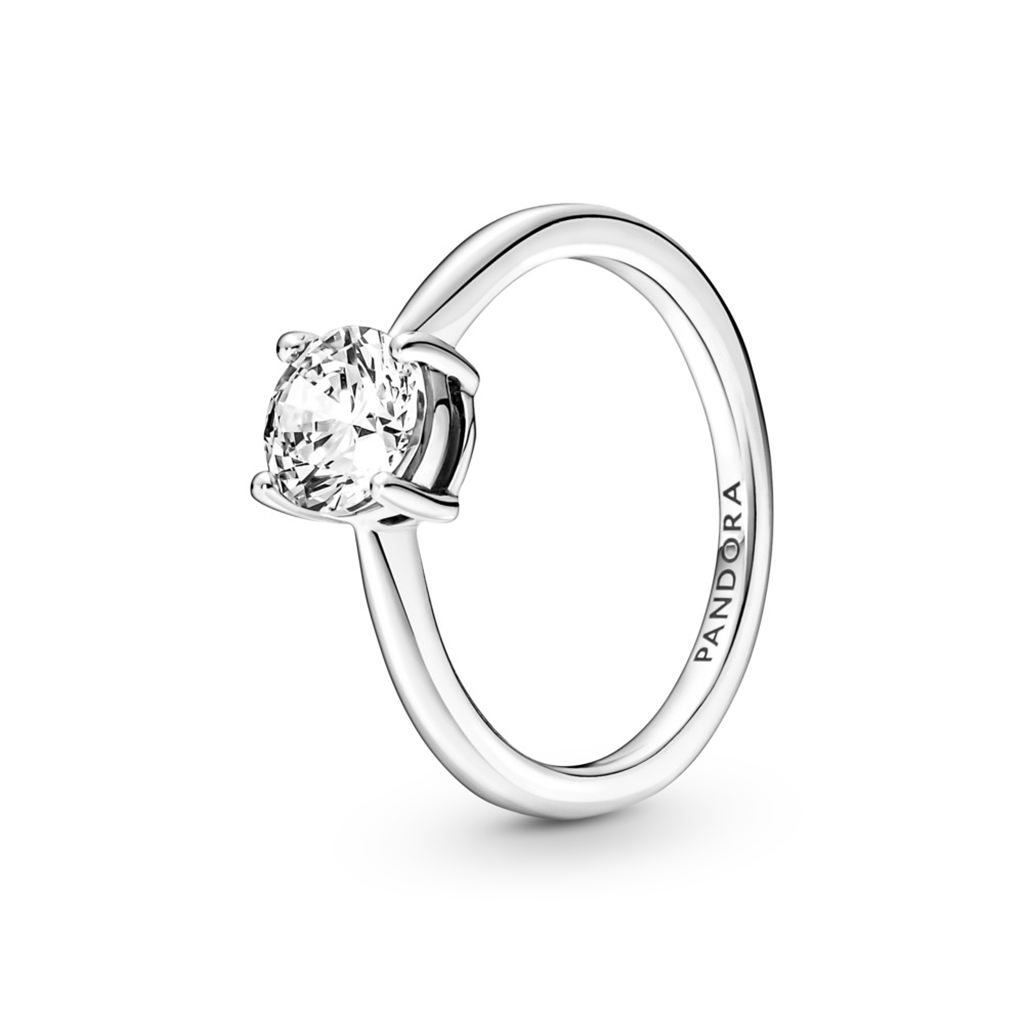Pandora Timeless Sparkling Solitaire Ring Size 7