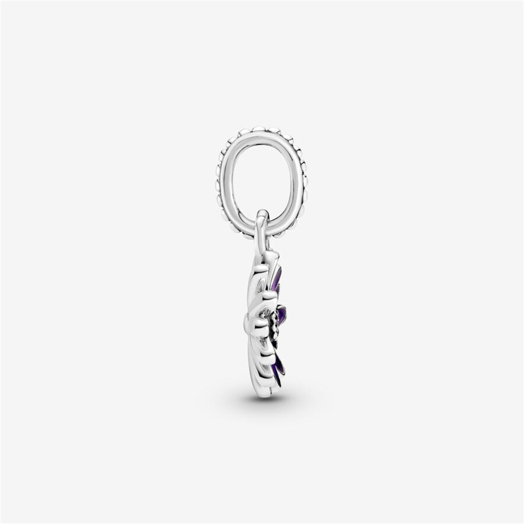 Panodra Moments Purple Daisy Dangle Charm