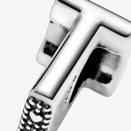 Pandora Moments Letter T Alphabet Charm